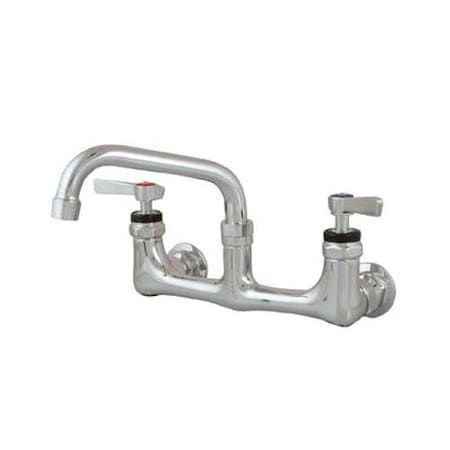 Encore Plumbing 8 in Heavy Duty Wall Mount Faucet w/ 8 in Spout KL54-8008-SE1